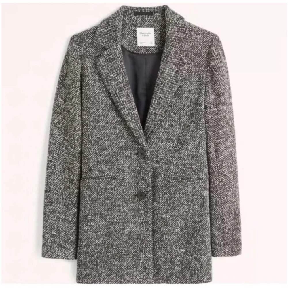Abercrombie heavyweight textured blazer coat